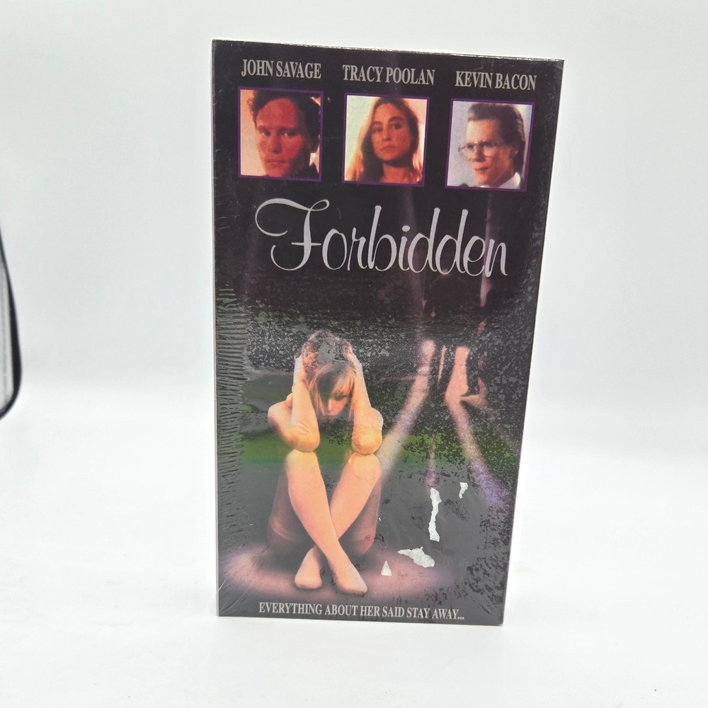 Forbidden 1985 VHS‎ Movie Starring John Savage Tracy Pollan Kevin Bacon, New